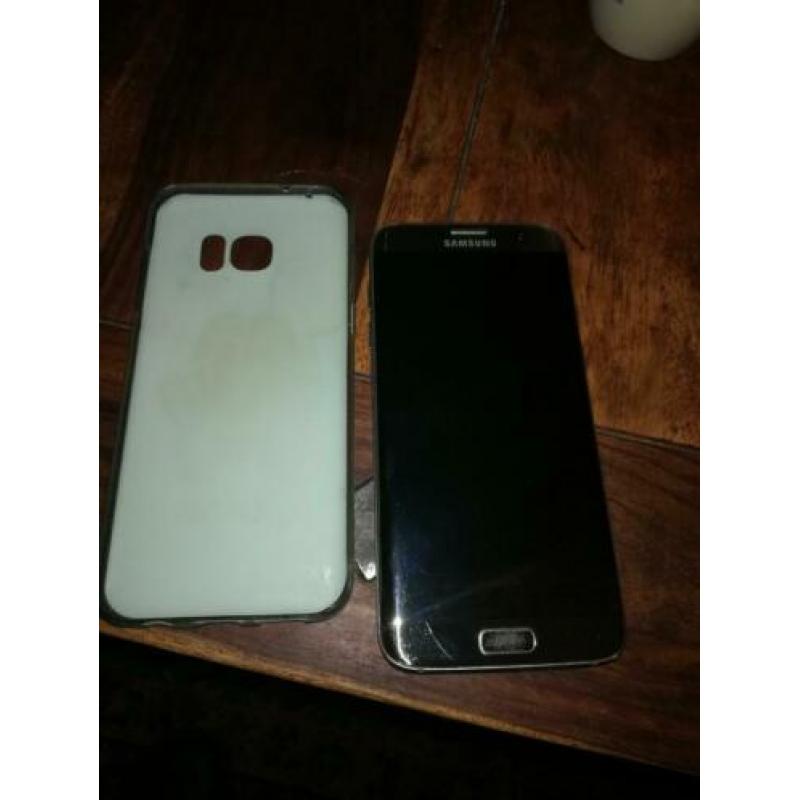 Mooie Samsung Galaxy S7 edge 32gb met siliconenhoesje. Micky