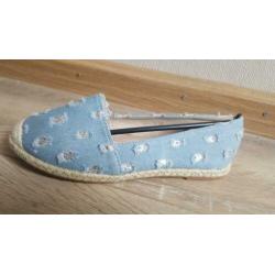 Nieuwe espadrilles Lucky Shoes 68-79 L.Blue mt 38