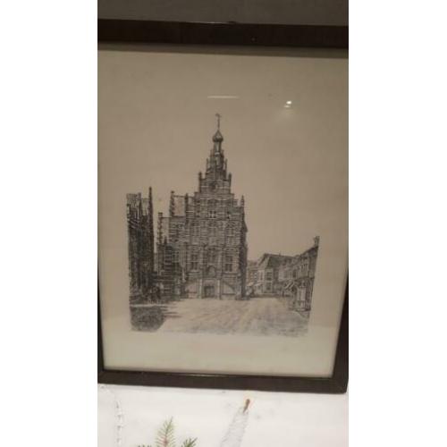 TEKENING STADHUIS N.G. van OS