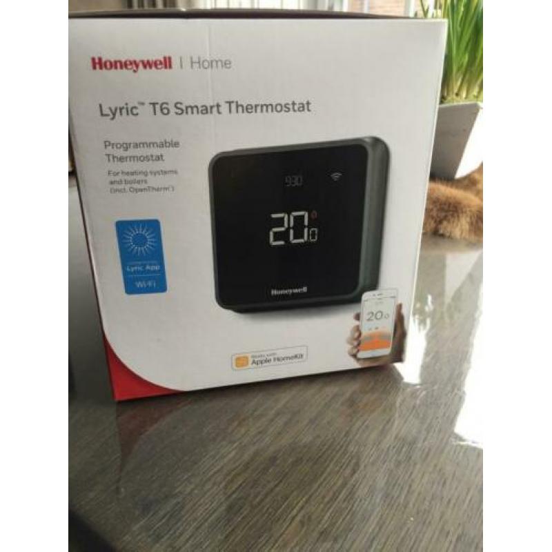 Honeywell lyric T6 slimme thermostaat bedraad zwart