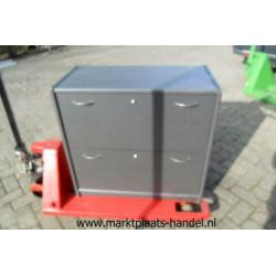 archief kast hout grijs (a21)19