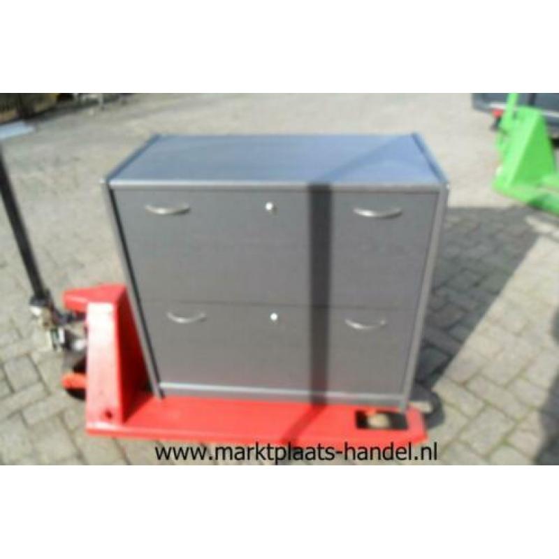 archief kast hout grijs (a21)19