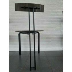 eetkamerstoelen zwart staal design