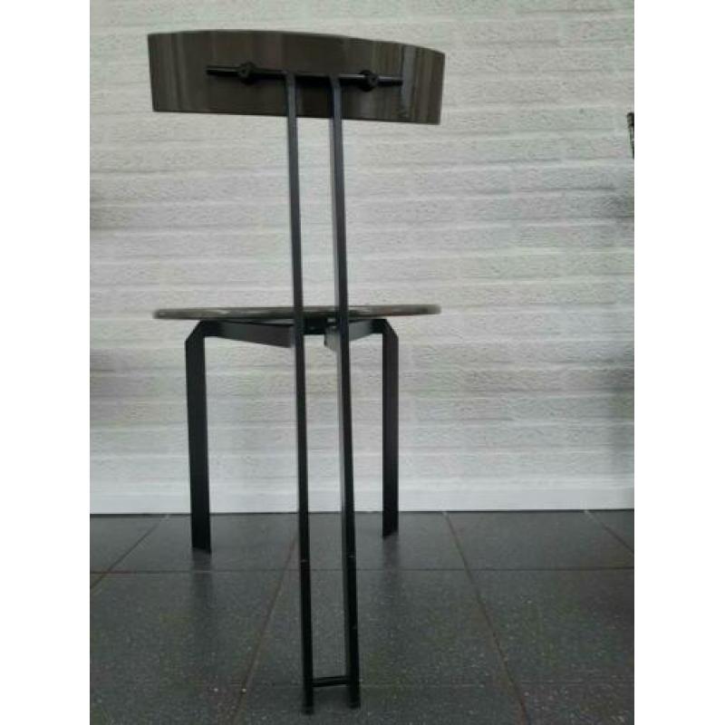 eetkamerstoelen zwart staal design