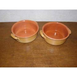Twee Caqulon schalen (A19 2485)