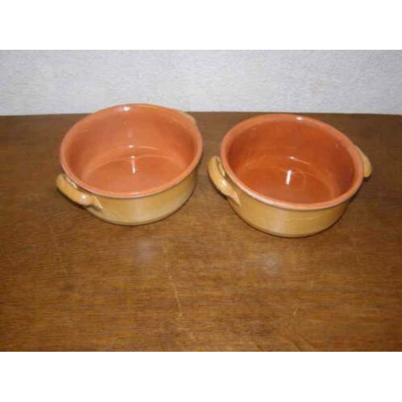 Twee Caqulon schalen (A19 2485)