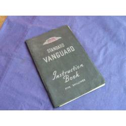STANDARD Vanguard instructieboekje 1947, oldtimer