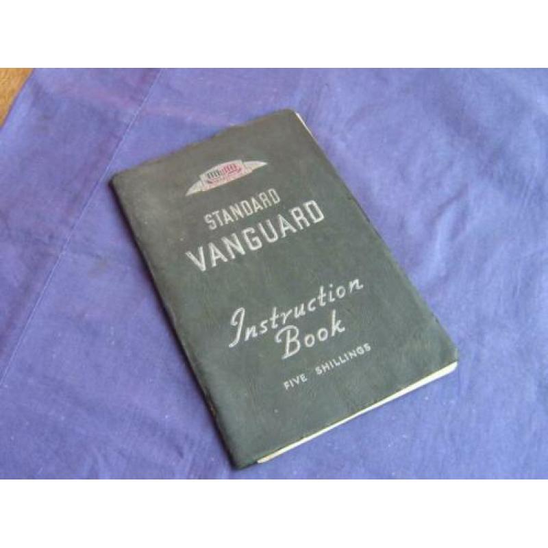 STANDARD Vanguard instructieboekje 1947, oldtimer