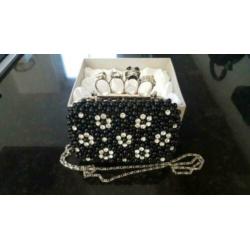 Gave handgemaakte clutch