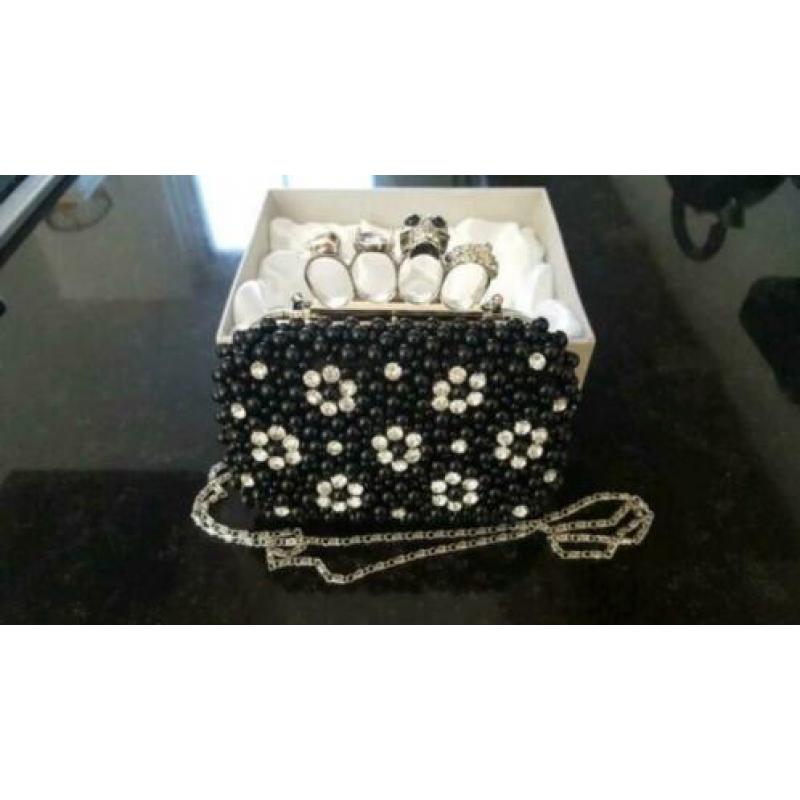 Gave handgemaakte clutch