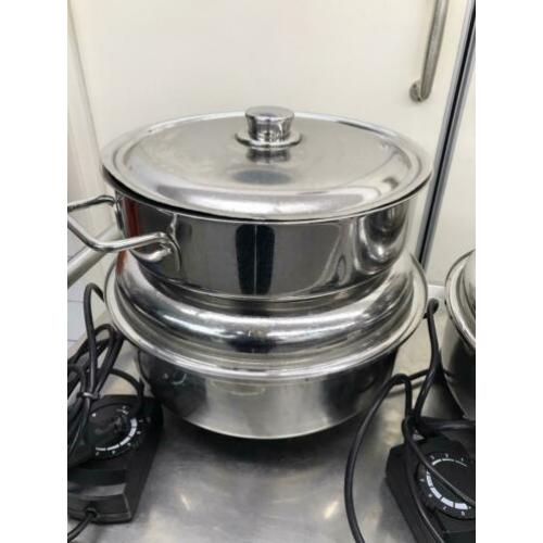 Inbouw soupwell / soepketel / foodtruck / hotpot / buffet