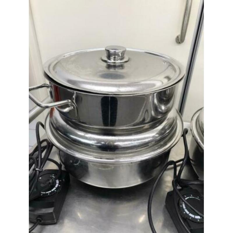 Inbouw soupwell / soepketel / foodtruck / hotpot / buffet