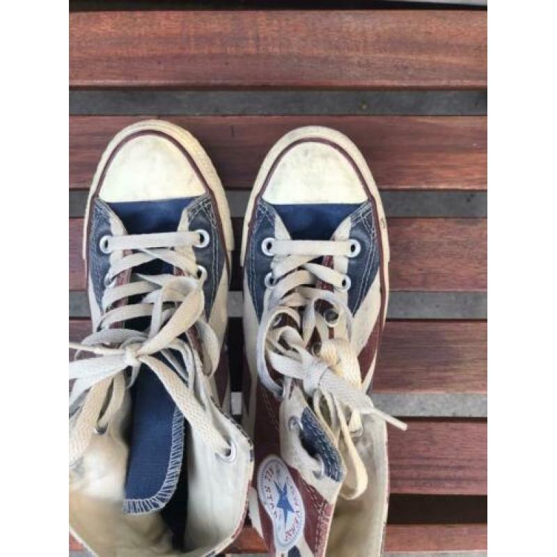 Converse Maat 37, Britse vlag, vintage look
