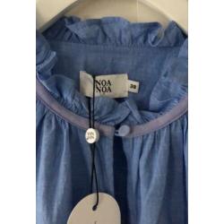 Nieuwe Noa Noa blouse Maat 38 Lichtblauw