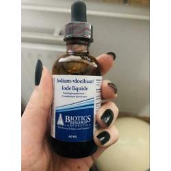 Nieuw (geseald) flesje vloeibare jodium Biotics