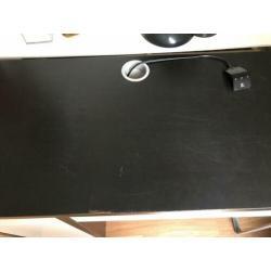 Te koop computermeubel zwart wit,