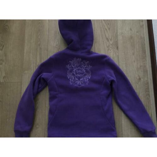 Paars fleece-vest/jas van Protest maat 152