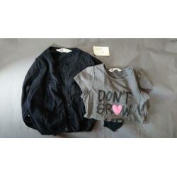 Maat 110-116 h&m en Hema.