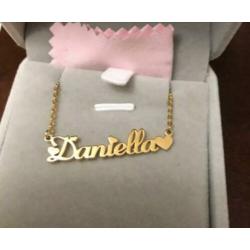 NIEUWE naamkettingen! Ketting met naamplaat ????