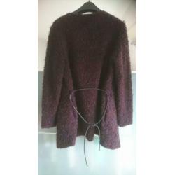 Kocca vest (bordeauxrood/blauw)