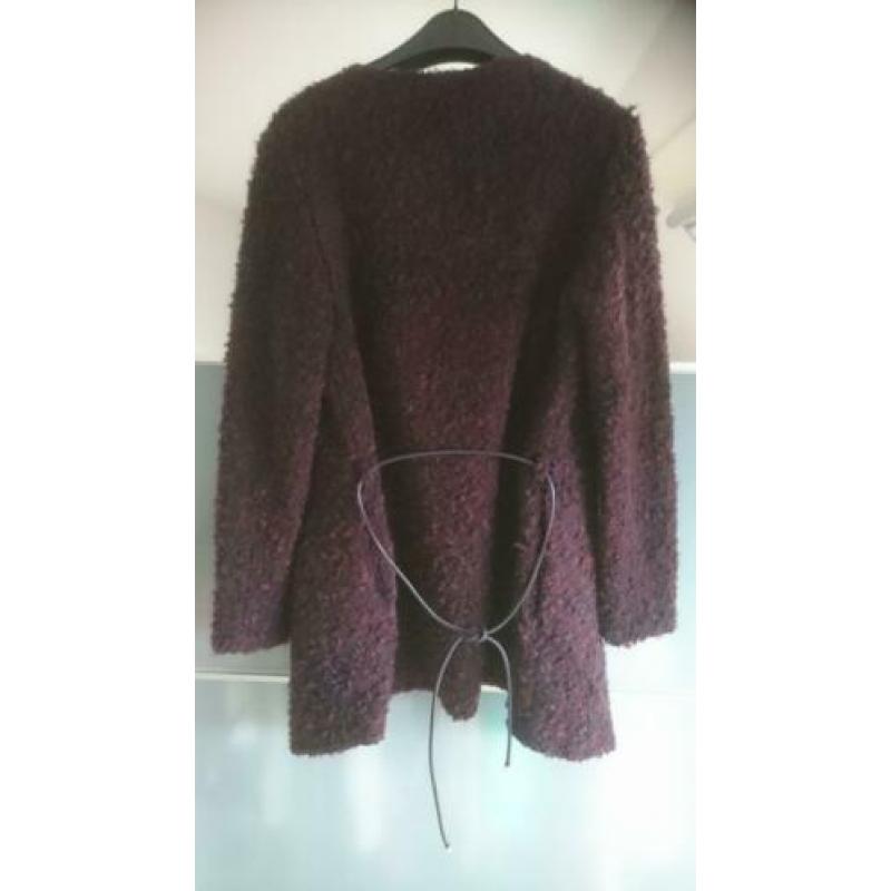 Kocca vest (bordeauxrood/blauw)