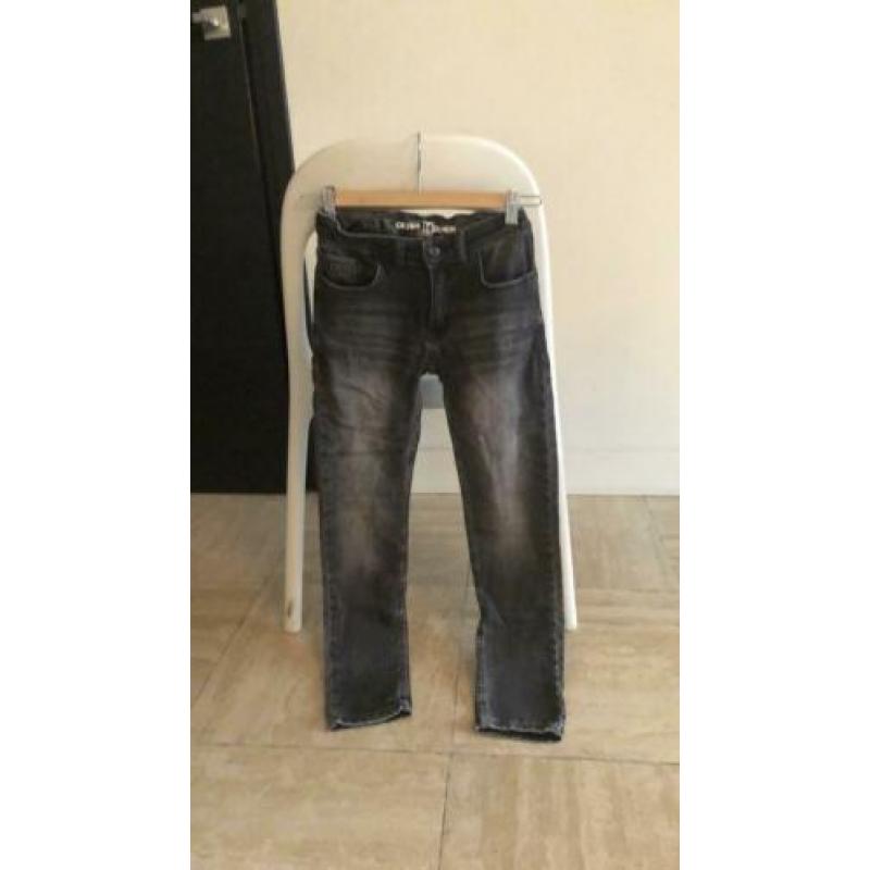 Jeans Crush, donkergrijs,maat 140, nooit gedragen
