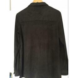 Suedine blouse
