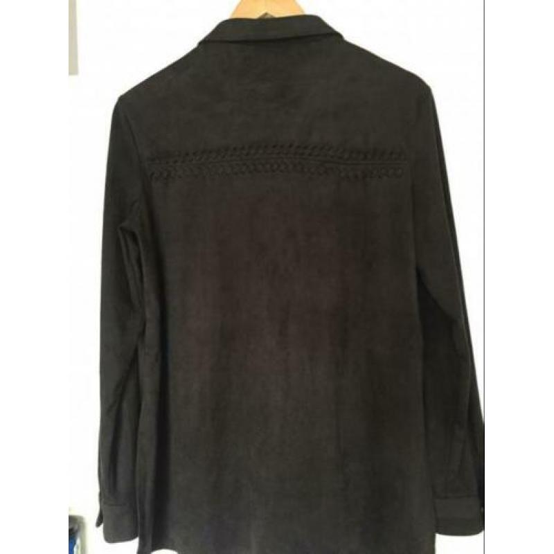 Suedine blouse