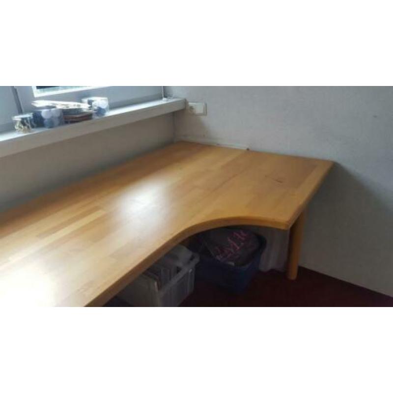 Bureau massief houten beuken