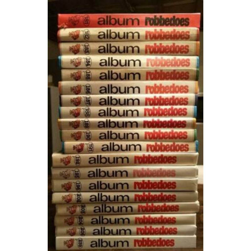Robbedoes verzamelalbums 60 stuks