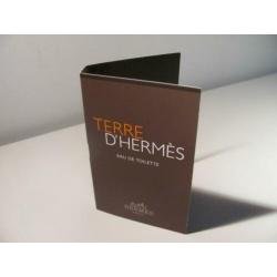 Hermes - Terre D'Hermes parfum proefje / sample / monstertje