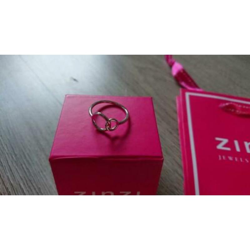 Zilveren Zinzi ZIR1278 ring maat 56, Nieuw!