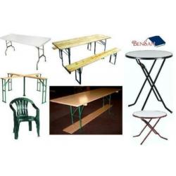 afels stoelen sta praat tafel biertafel huren bensan enter