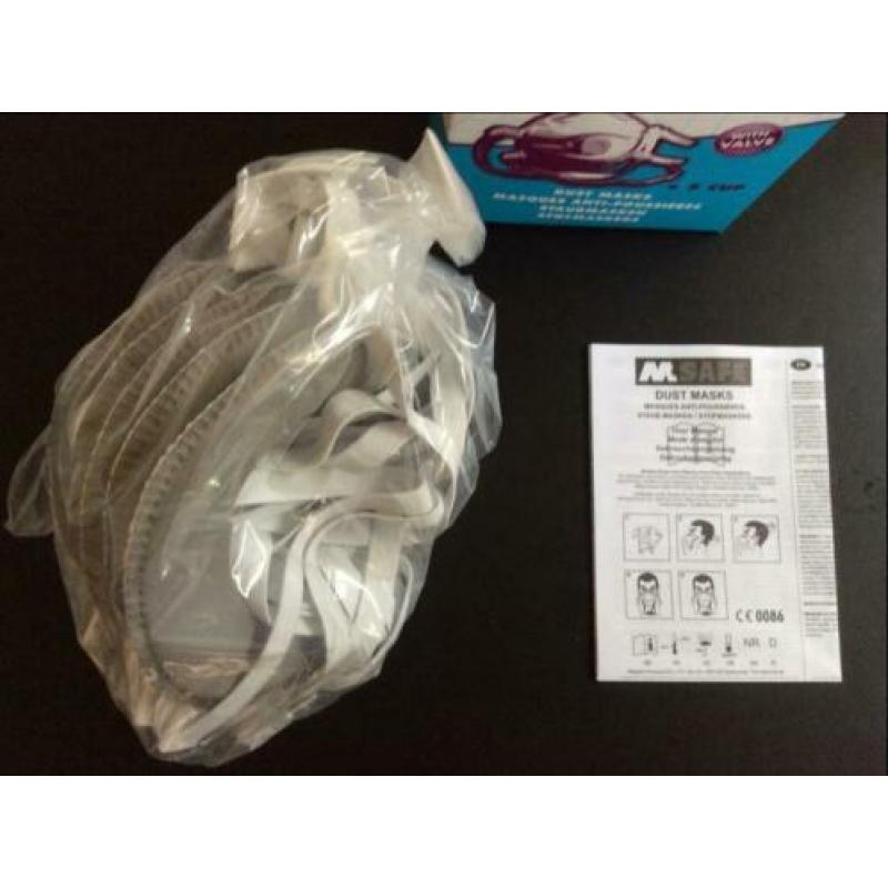 Stofmasker mondkapje FFP 3 verpakt 5 stuks