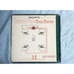 SONY Quadradial Stereo Demonstration Tape 4 Track 4 Channel
