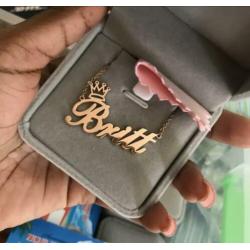 NIEUWE naamkettingen! Ketting met naamplaat ????
