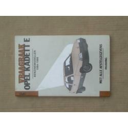 Vraagbaak Opel Kadett E bwj. 1984 - 1988