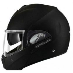 Shark evo 3 mat zwart systeem helm