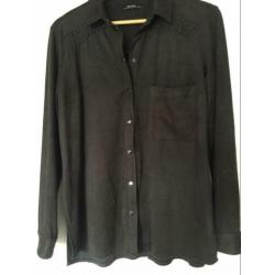 Suedine blouse