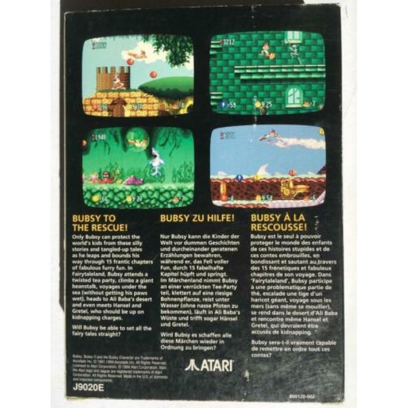 Bubsy CIB Atari 2600