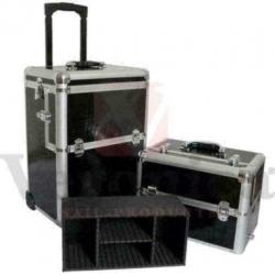 Aluminium nagel trolley 3 in 1 CROCO ZWART