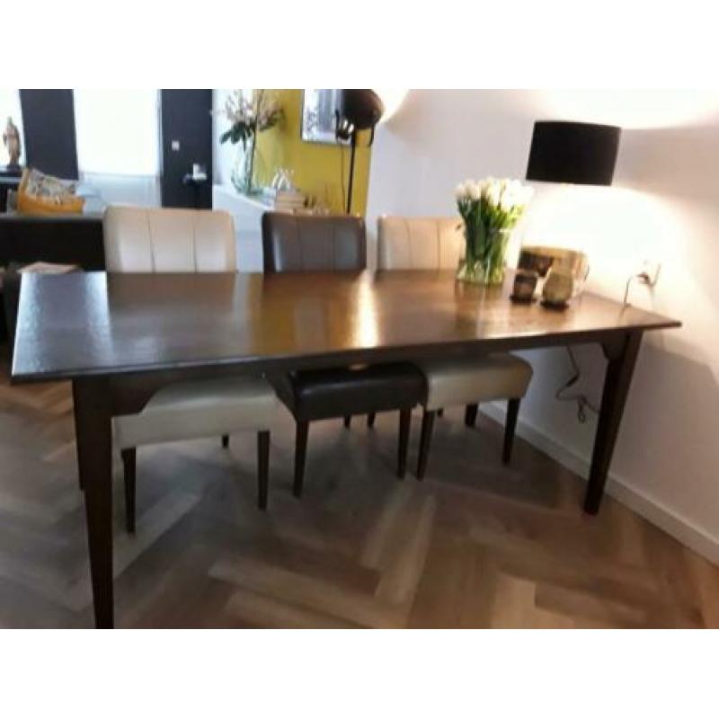 Massief eiken tafel