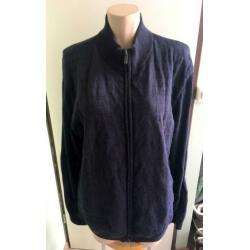 mcGregor blauw vest XL katoen navy donkerblauw 56 58