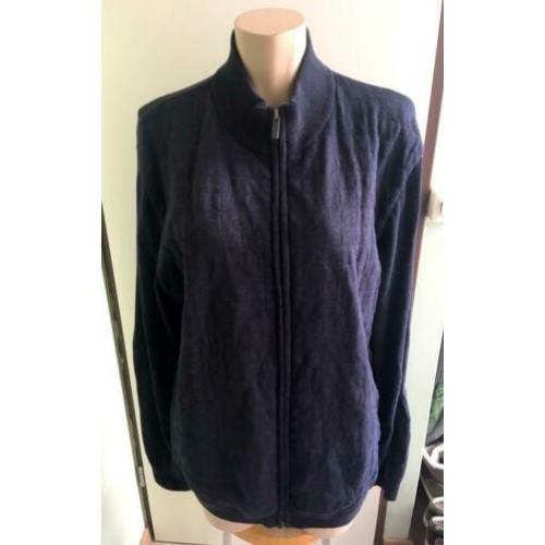 mcGregor blauw vest XL katoen navy donkerblauw 56 58