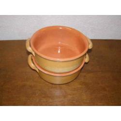 Twee Caqulon schalen (A19 2485)