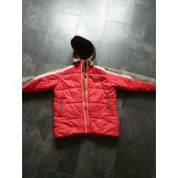 O'neill winter/ski jas blauw en rood