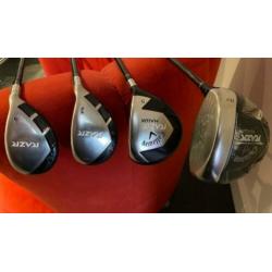 Complete Golfset HR CALLAWAY RAZR Hawk + Bennington tas