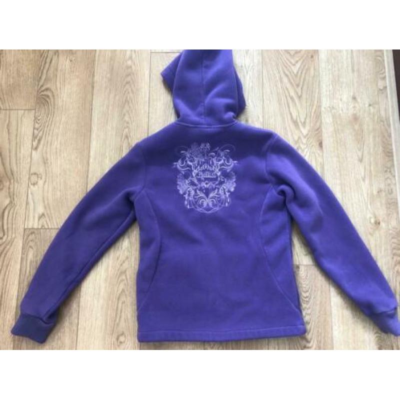 Paars fleece-vest/jas van Protest maat 152