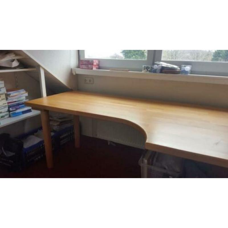 Bureau massief houten beuken