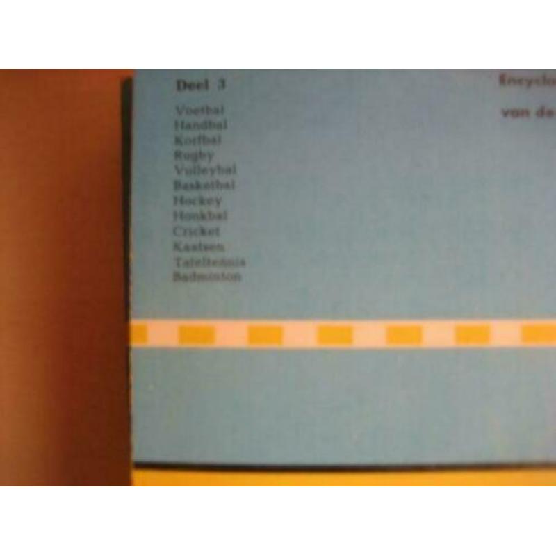 - Encyclopedie van de sport 1-2-3-4 delen Rijn, Dick va